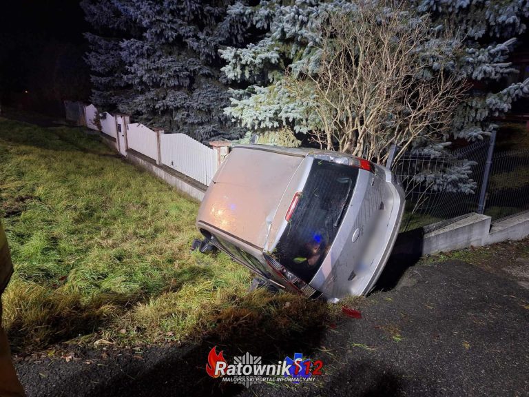 Zdarzenie drogowe w Michałowicach (pow.Krakowski)