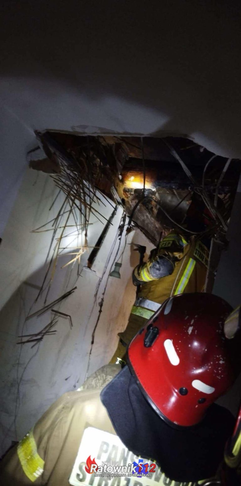 Pożar w Stróży – Szybka Reakcja Straży Pożarnej