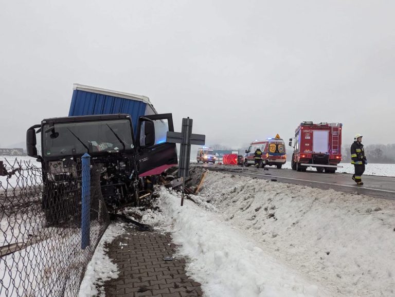 Śmiertelny wypadek na DK-75 w Łososinie Dolnej