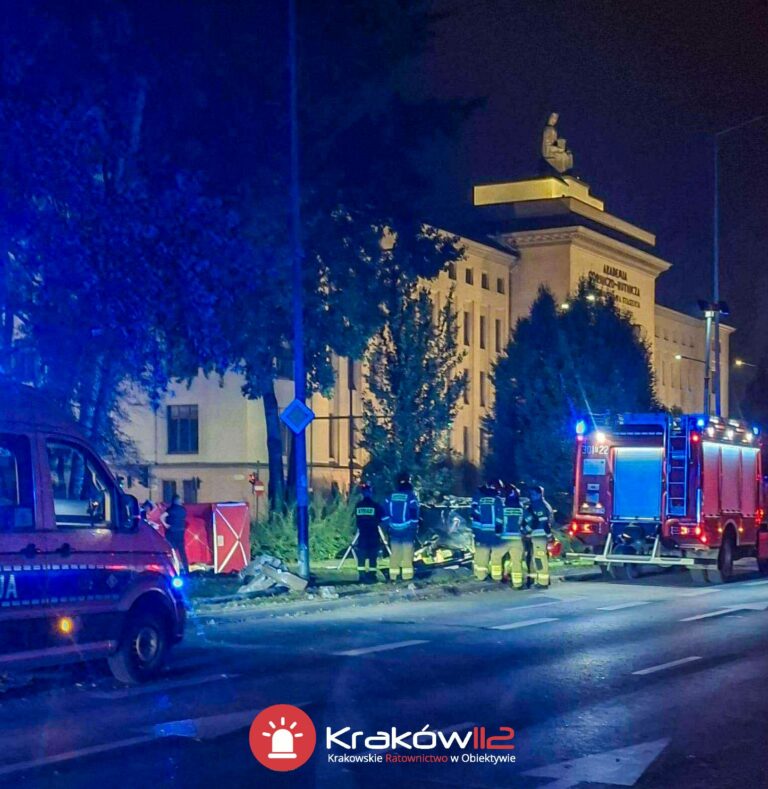 Tragiczny wypadek w Krakowie. Nie żyje 16-latek