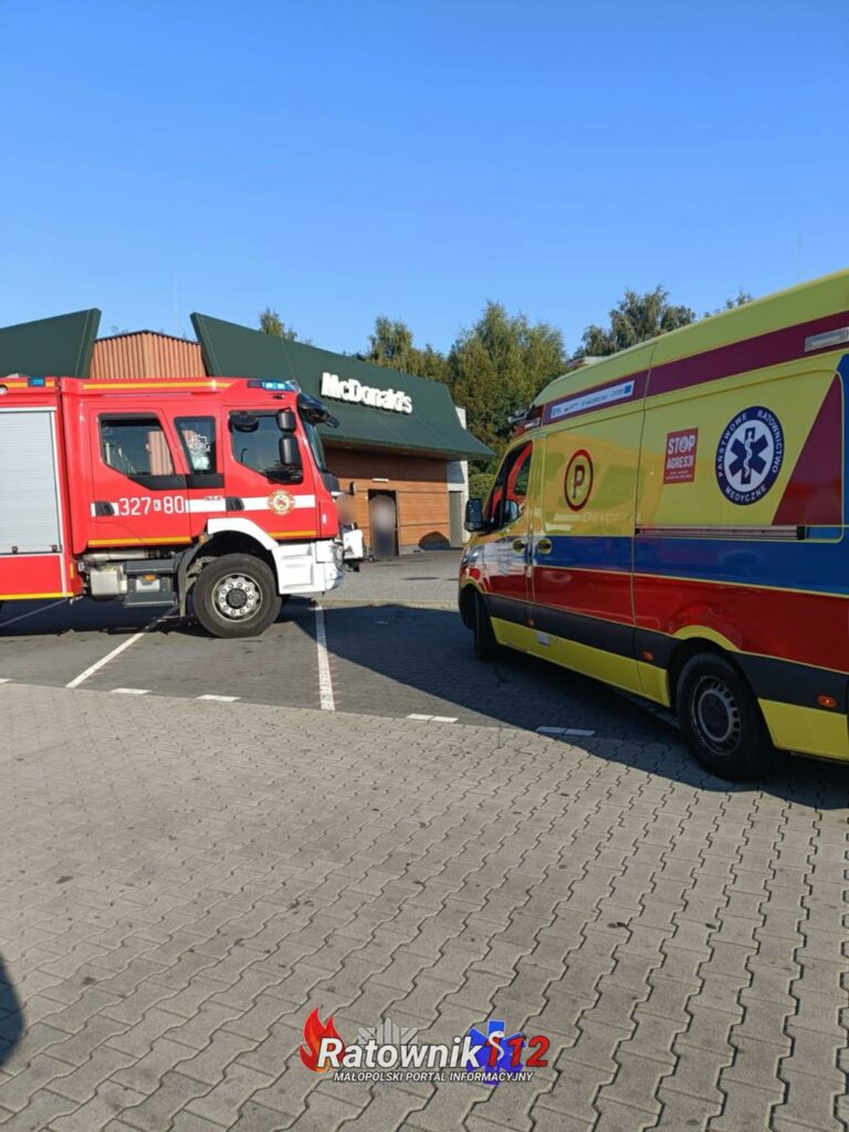 Godna postawa Strażak z OSP Balice oraz OSP Porąbka – druh Michał oraz druh Mateusz ruszył na pomoc i ocalił życie