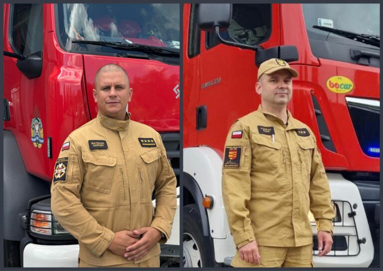 Strażacy z Nowego Sącza ratują życie poza służbą – wzorowa postawa funkcjonariuszy PSP