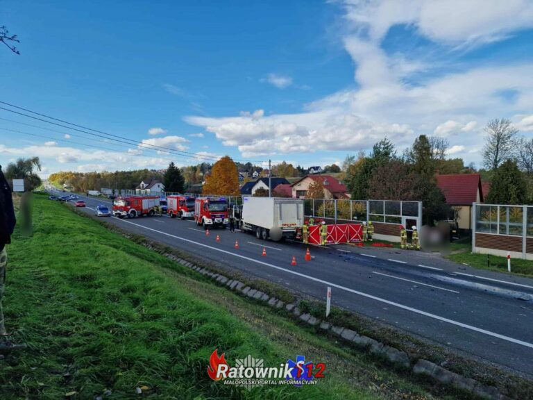 Tragiczny wypadek na DK94 w Bodzanowie – nie żyje kierowca samochodu osobowego