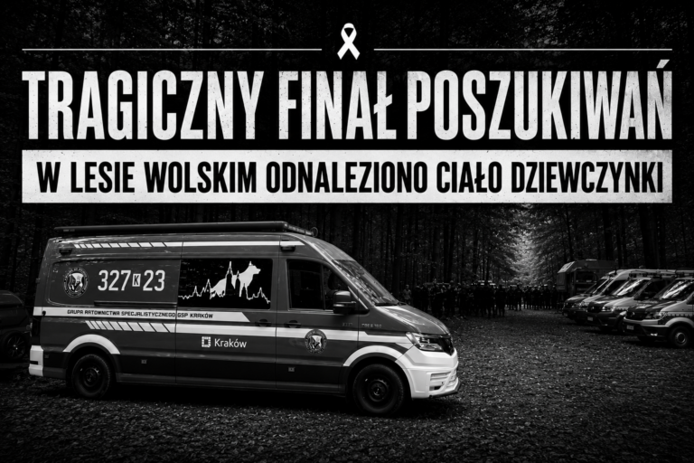 Tragiczny finał poszukiwań w Krakowie. W Lesie Wolskim odnaleziono ciało 12 letniej dziewczynki.